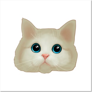 T-shirt cat muzzle Posters and Art